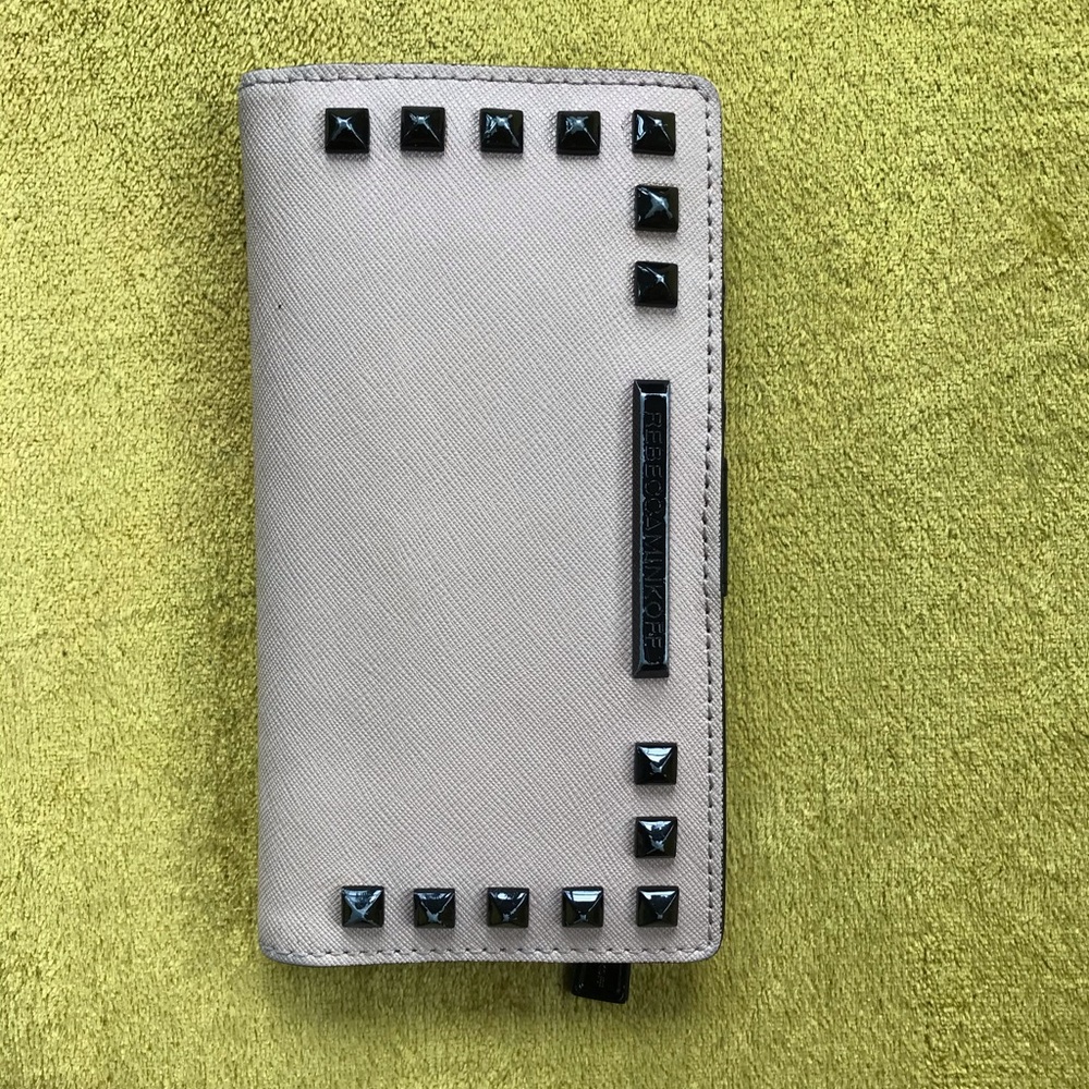 Rebecca Minkoff Blush Stud Leather Wallet